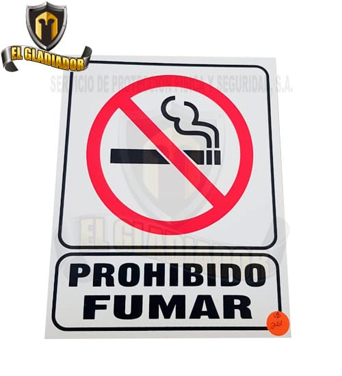 Cartel Normaluz Prohibido fumar Acero Inoxidable (5 x 20 cm) – Grupo Lampier